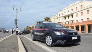 I Carabinieri intervenuti a Ostia per il decesso di una persona in spiaggia