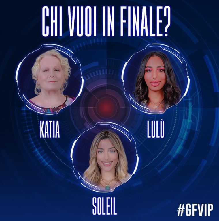 Finalista tra Soleil Lulù e Katia al GF VIP