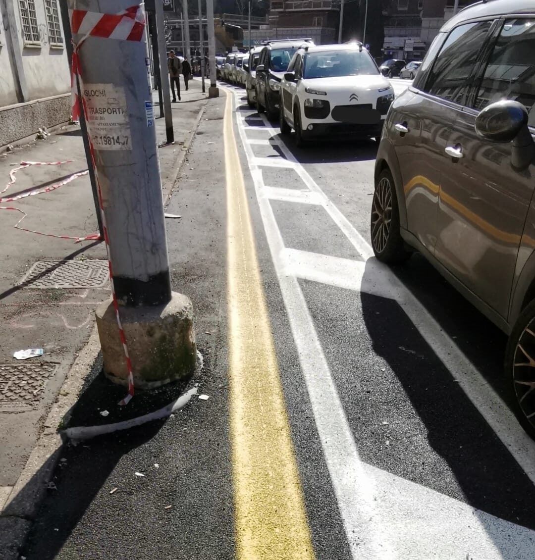 Pista ciclabile via Monte Cervialto