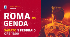 Roma-Genoa sabato 5 febbraio 2022