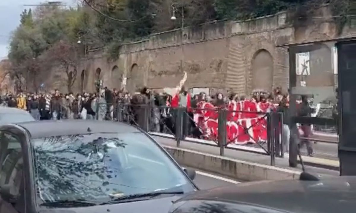 protesta studenti roma