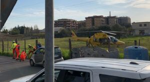 Cisterna elisoccorso per un bambino che si è sentito male