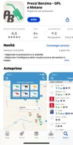 App Prezzi Benzina