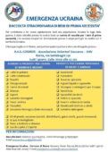 Raccolta beni di prima necessità: i volontari della AVS Cosmos si muovono per l'Ucraina