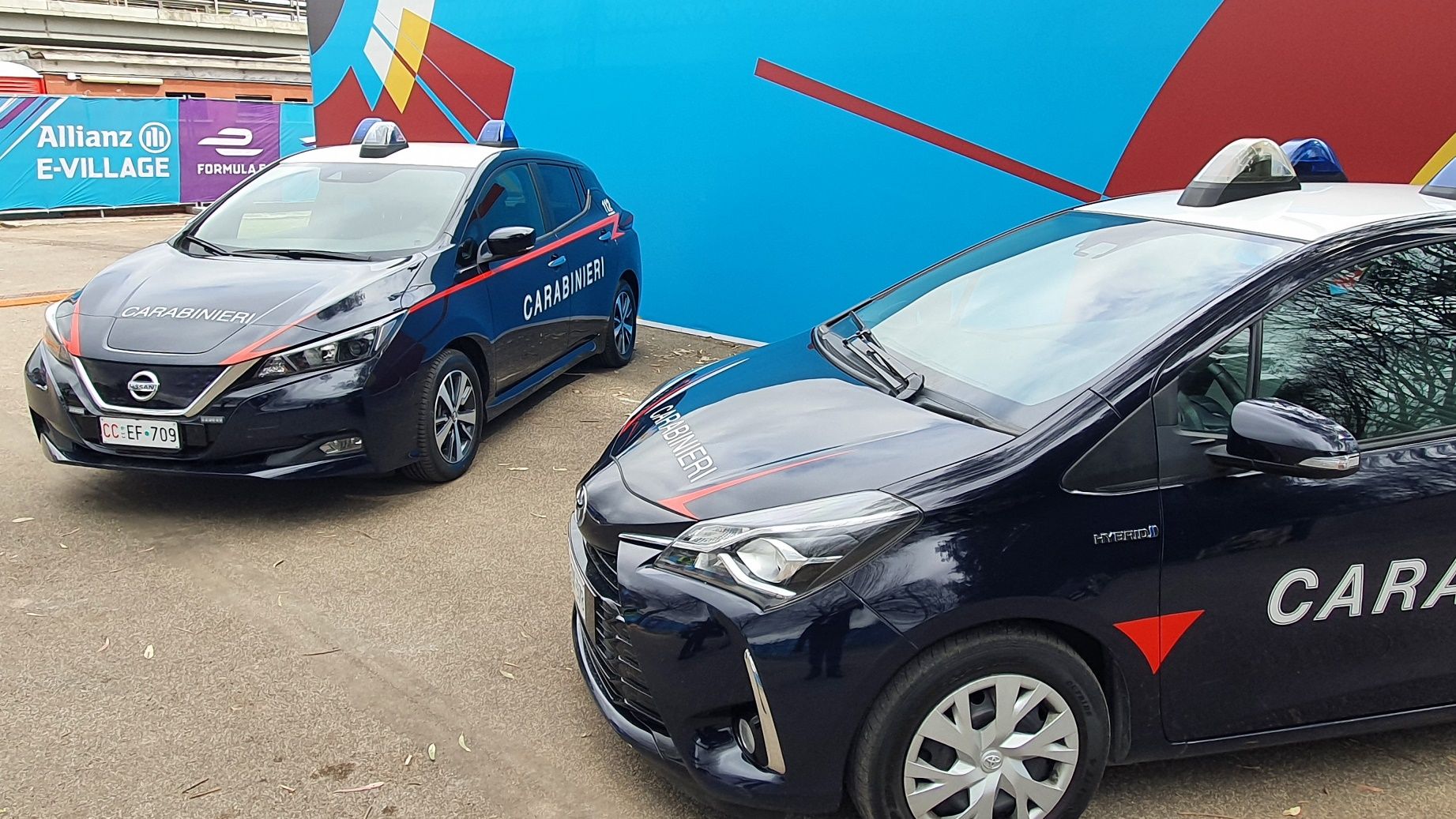 Carabinieri alla Formula E di Roma