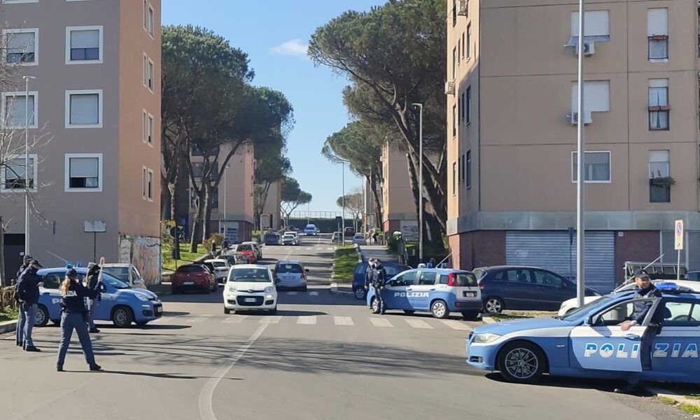 Polizia intervenuta a San Basilio per lo spaccio di droga