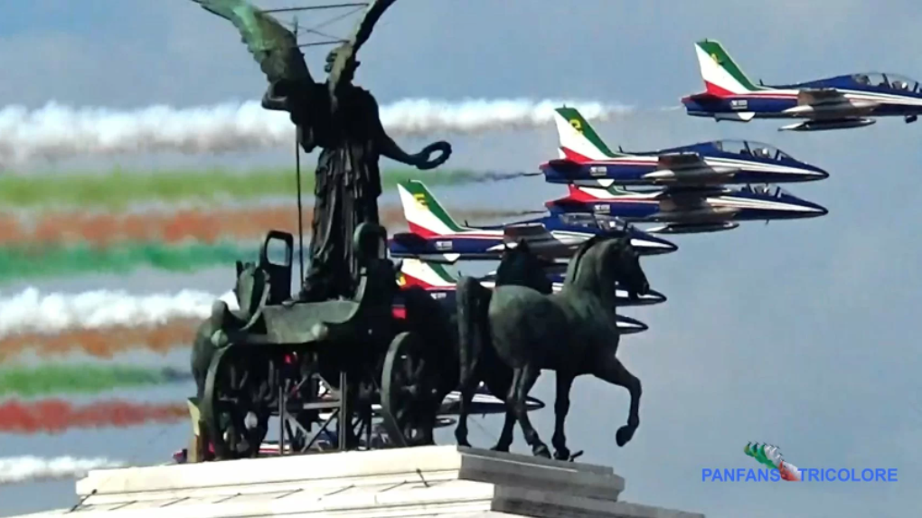 25 Aprile a Roma, celebrazioni e strade chiuse dalle Frecce Tricolori