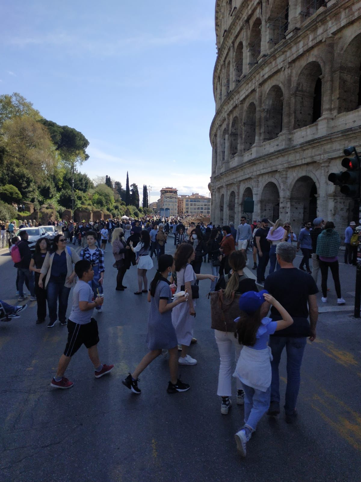 Roma invasa dai turisti a Pasqua