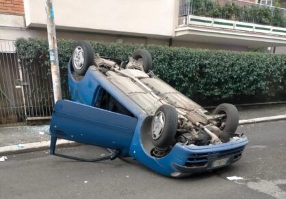 incidente roma via montasio