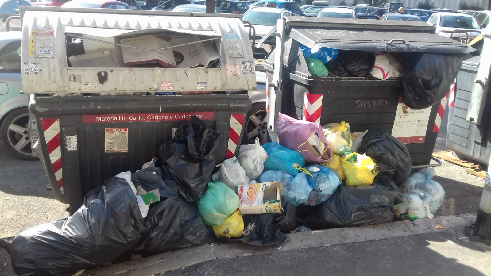 rifiuti Roma municipio V primavera