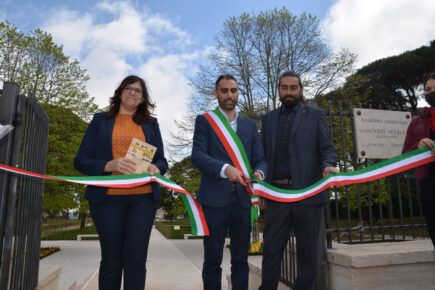 inaugurazione giardini Petrucci Pomezia