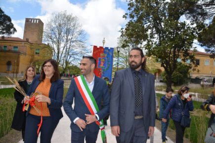 inaugurazione giardini Petrucci Pomezia