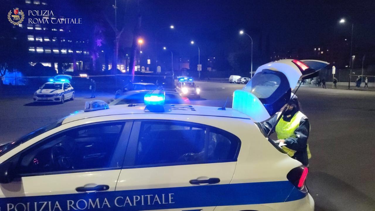 polizia locale roma capitale incidente torpignattara