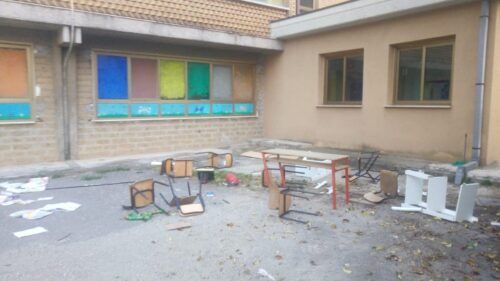 atto vandalico scuola Giovanni Cena Cisterna di Latina