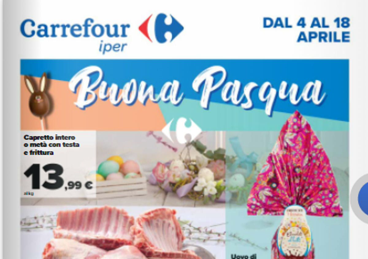 Volantino Carrefour Pasqua 2022