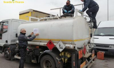 Scoperta autocisterna con 1700 litri di carburante contrabbando
