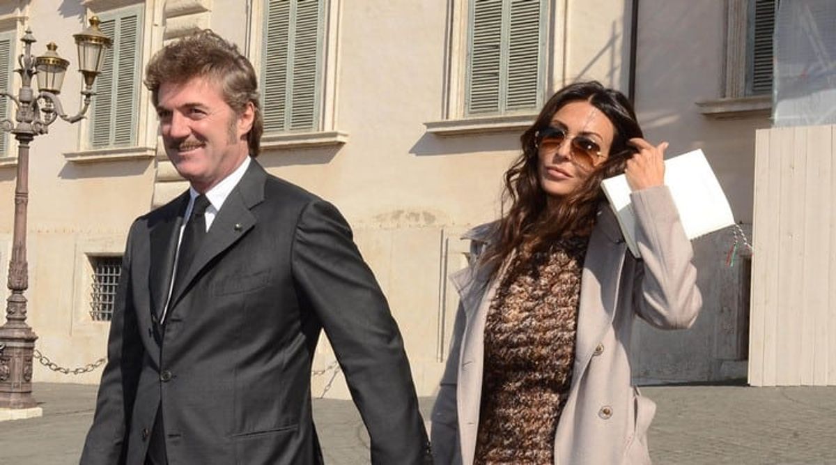 Flavio Cattaneo e Sabrina Ferilli