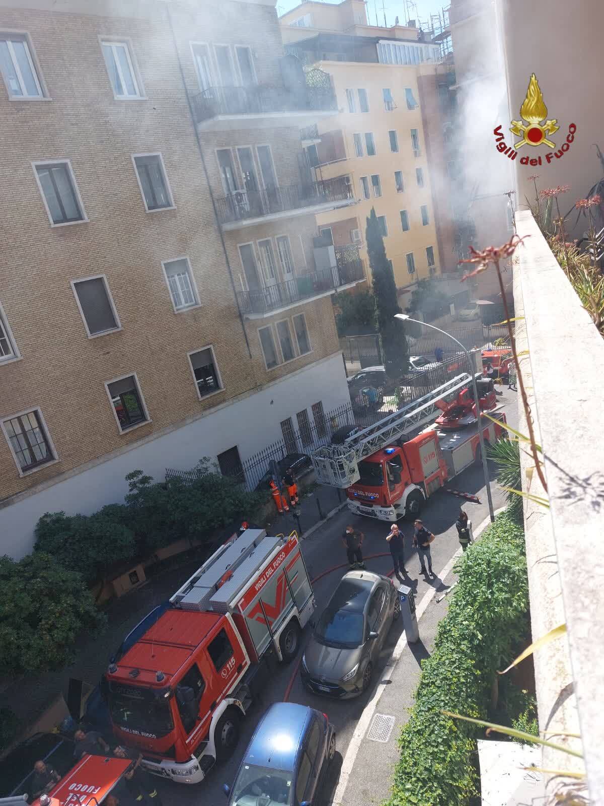 incendio Parioli