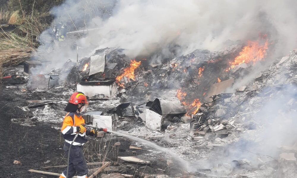 Incendio Ardea Tor San Lorenzo Salzare