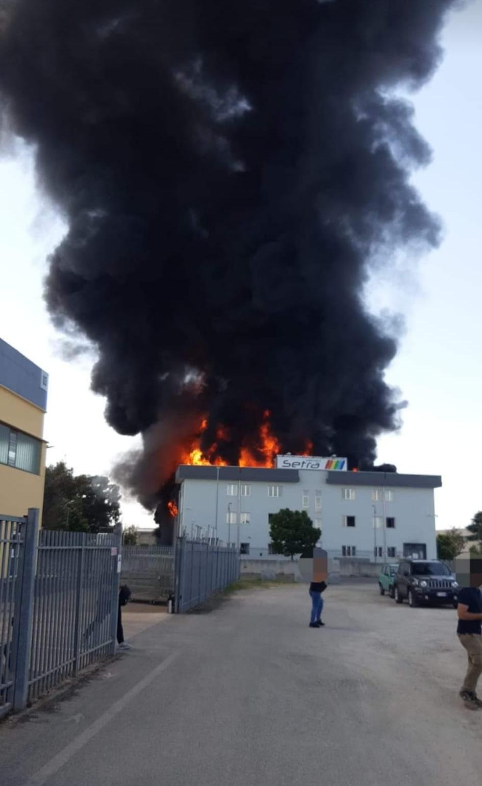 Incendio Monterotondo