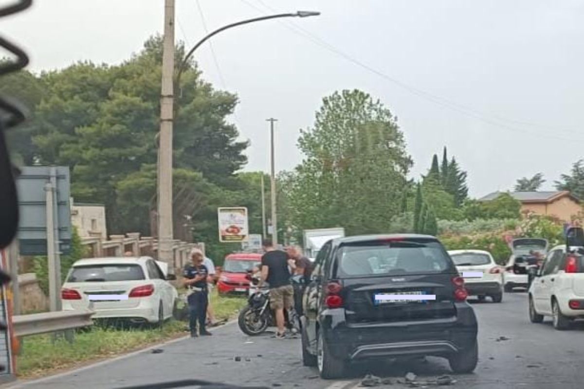 Incidente via Nazionale Tiburtina