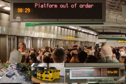 Disagi nella Metro C a Roma