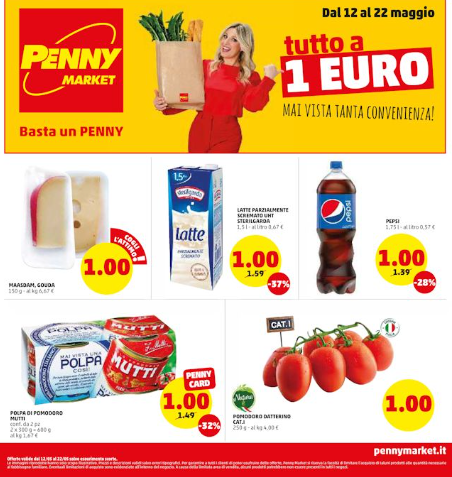 Penny Market tutto a 1 euro