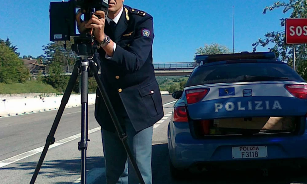 Telelaser Pontina e sulle strade del Lazio