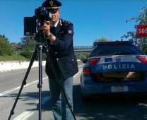 Telelaser Pontina e sulle strade del Lazio