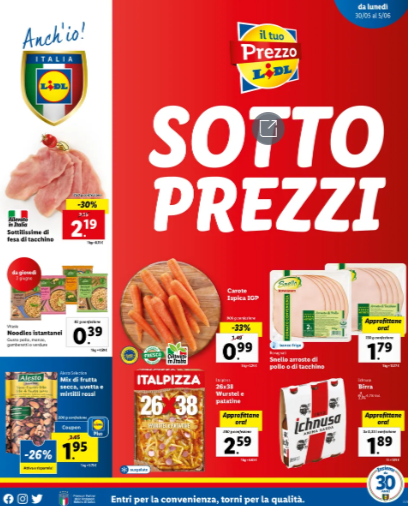 Volantino Lidl offerte