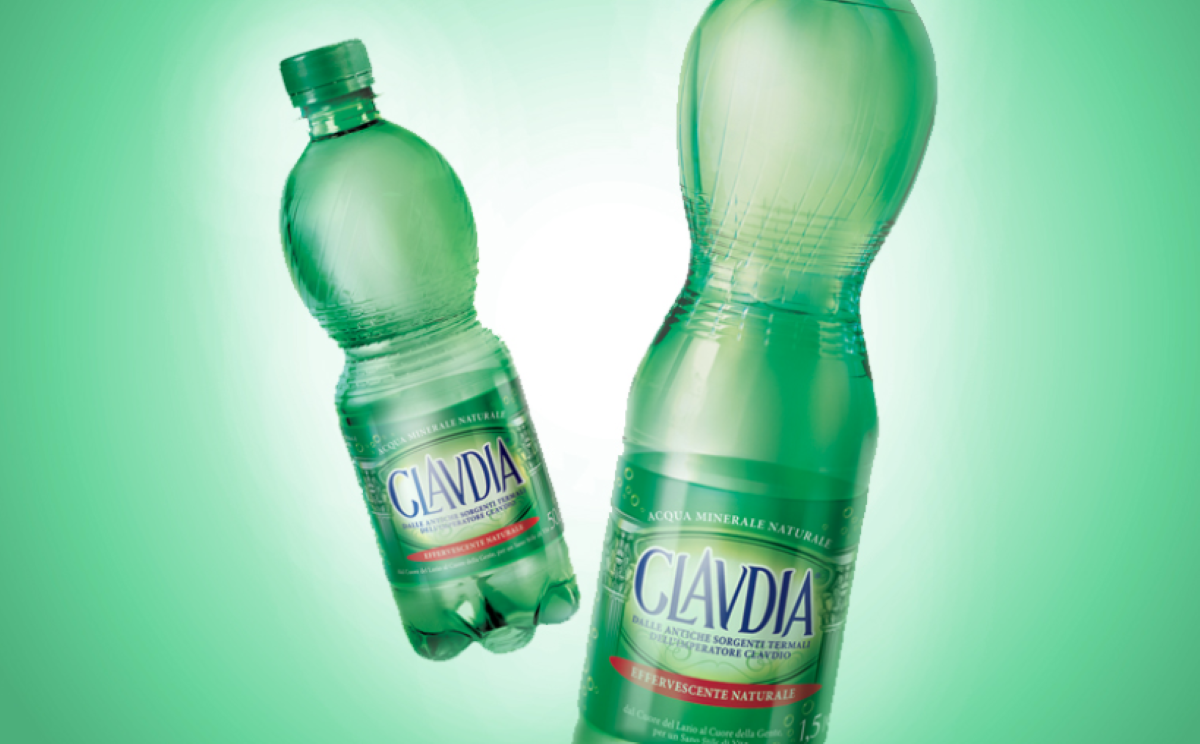 Bottiglie di Acqua Claudia ritirata dal mercato