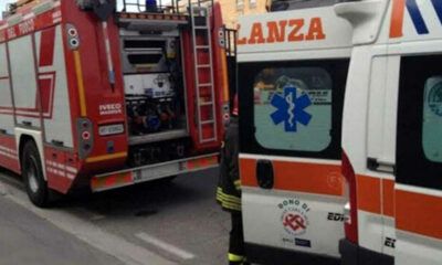 Vigili del fuoco e ambulanza per l'incidente mortale Migliara 47