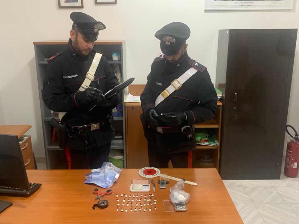 Refurtiva dei Carabinieri a seguito di un arresto per spaccio