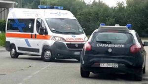 Carabinieri ambulanza intervenuti