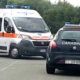 Carabinieri ambulanza intervenuti presso l'ospedale dono svizzero di Formia per l'aggressione al medico