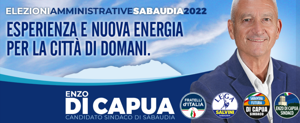 Enzo Di Capua candidato a Sindaco a Sabaudia 2022
