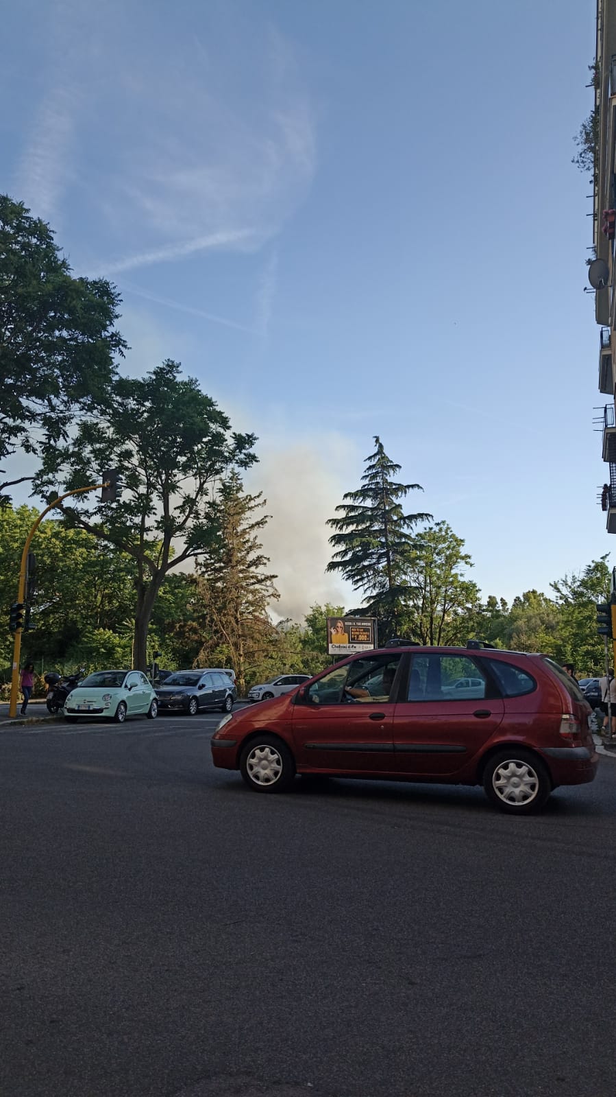 incendio parco delle Valli