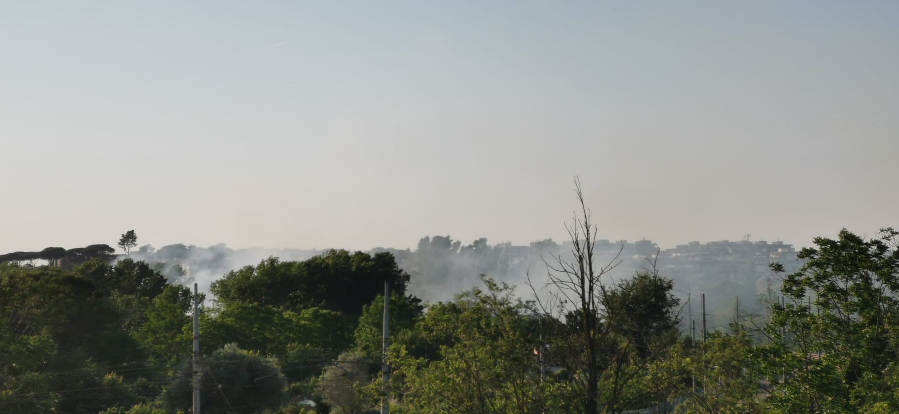 incendio parco delle Valli