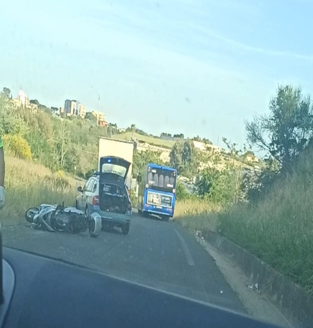 Incidente sulla Pontina a Pomezia 17 maggio 2022