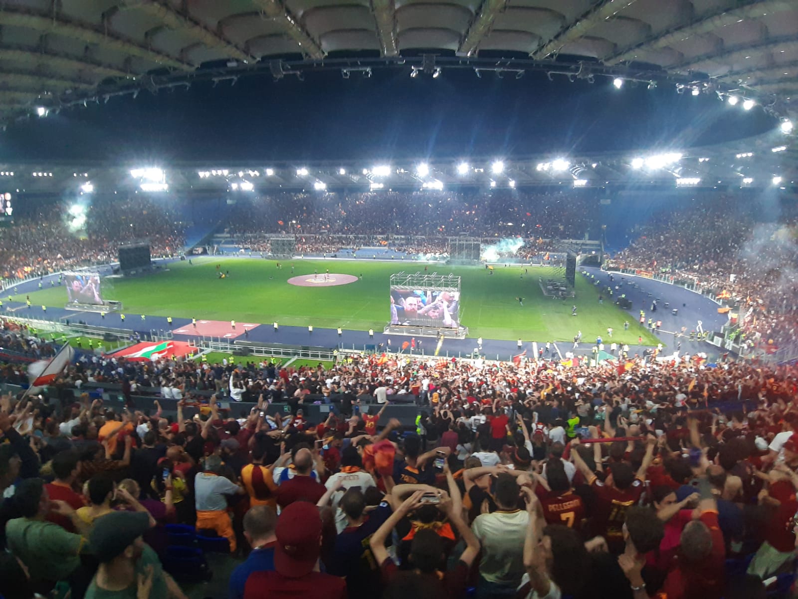 derby Lazio Roma all'Olimpico