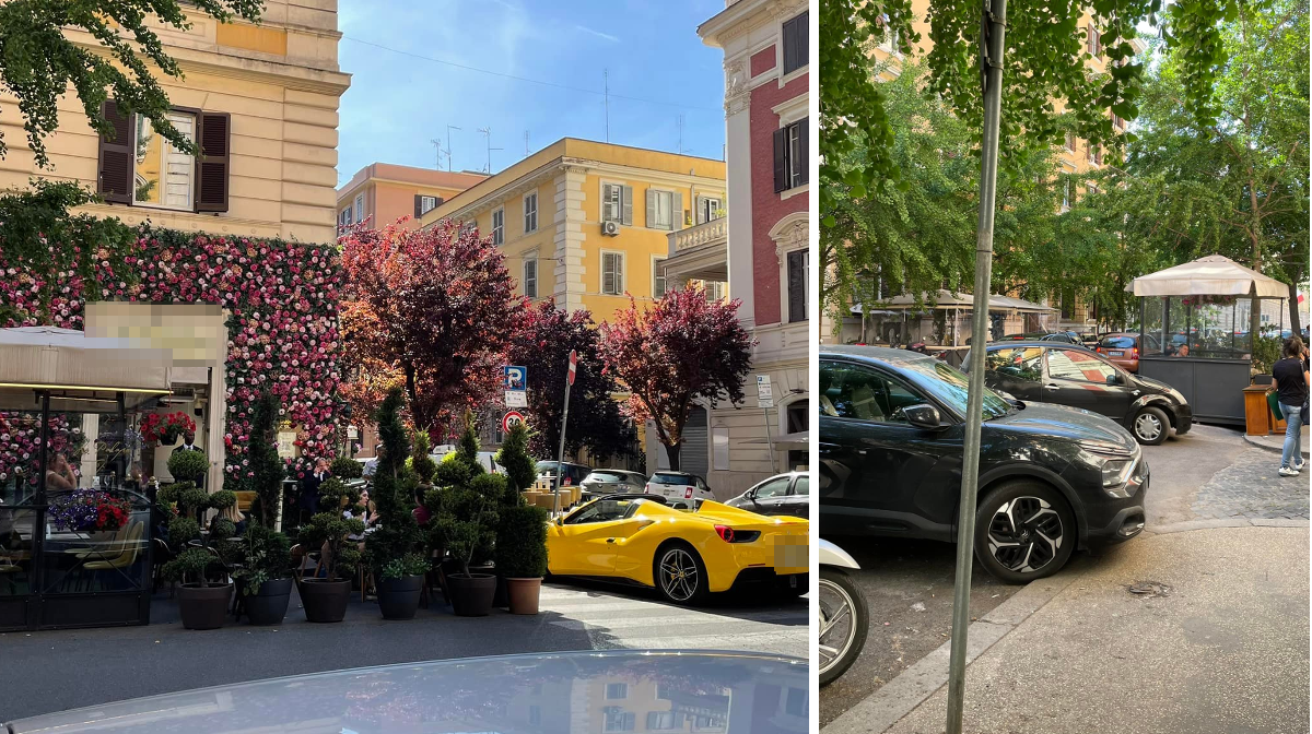 Difficoltà d trovare parcheggio a Roma e in particolare in zona Prat