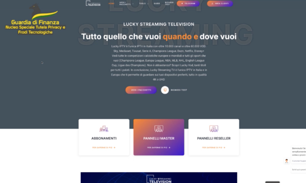 Finale di Coppa e di Campionato gratis in streaming: bloccati 500 siti web e 40 canali Telegram (VIDEO) Finale di Coppa e di Campionato gratis in streaming: bloccati 500 siti web e 40 canali Telegram (VIDEO)