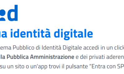 Il logo dello SPID sul sito ufficiale