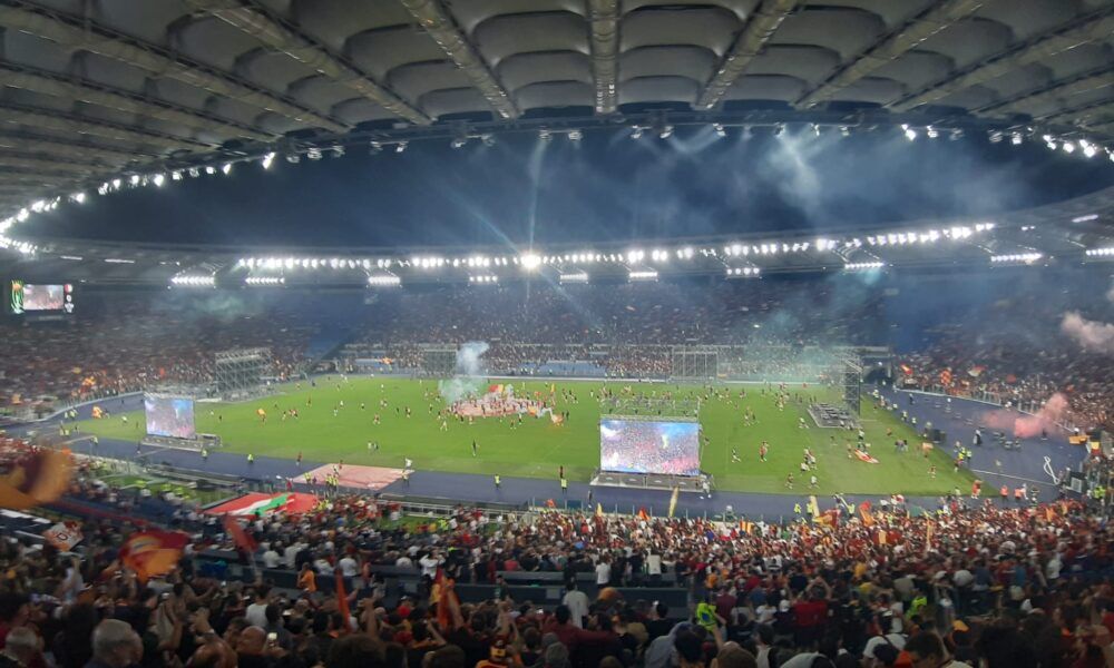 derby Lazio Roma all'Olimpico