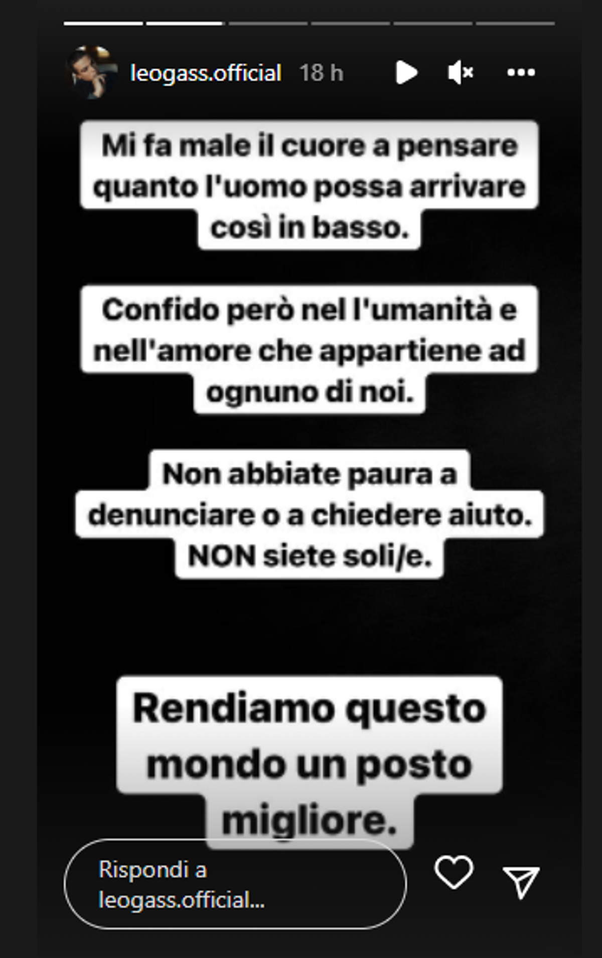 Le stories Instagram di Leo Gassman sullo stupro avvenuto a Roma