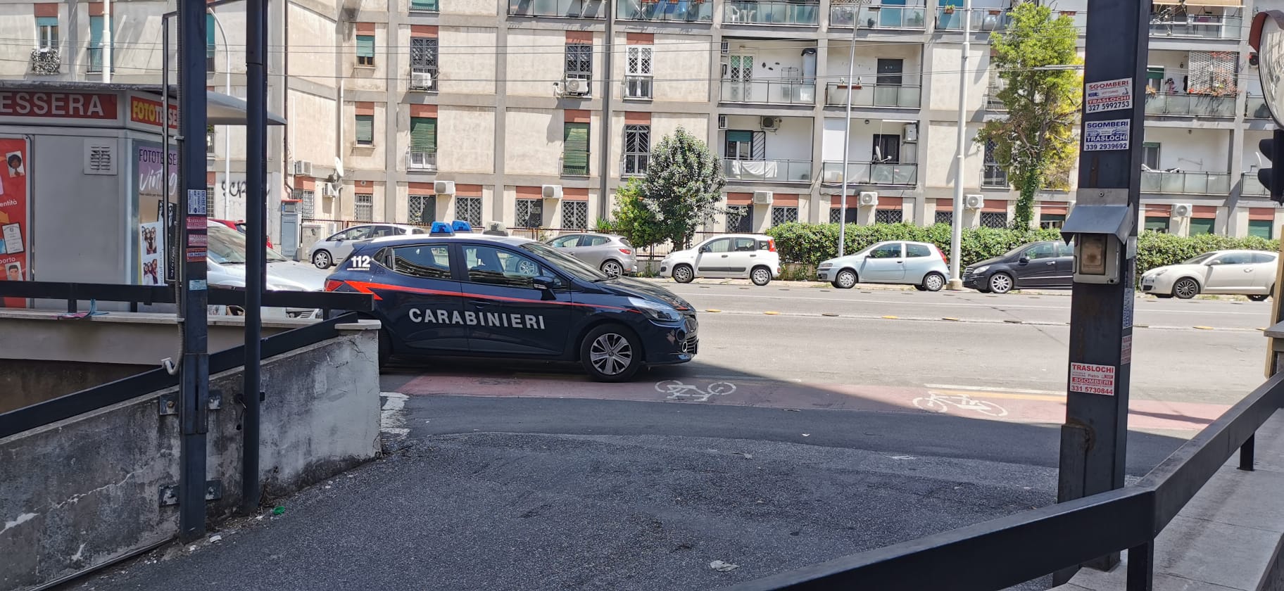 suicidio via Monte Cervialto carabinieri