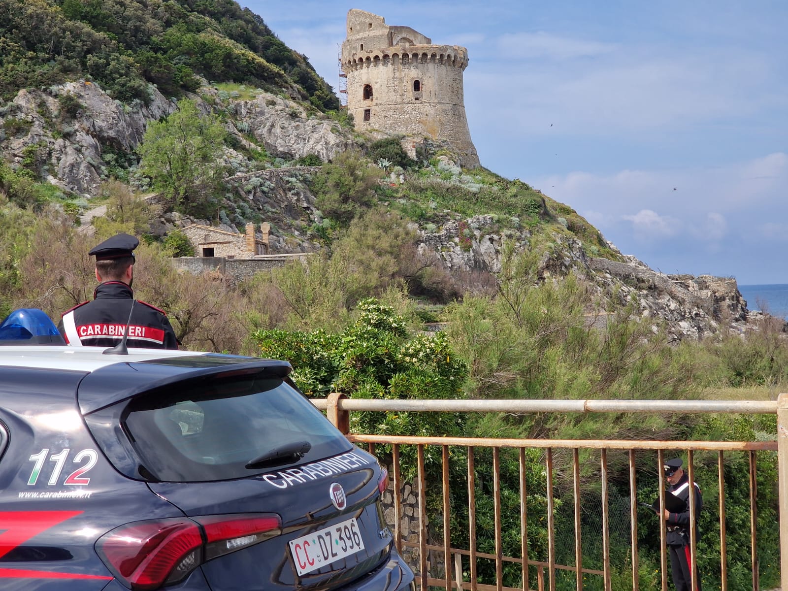 Torre Paola a Sabaudia dove è stato trovato l'ex compagno di Romina De Cesare