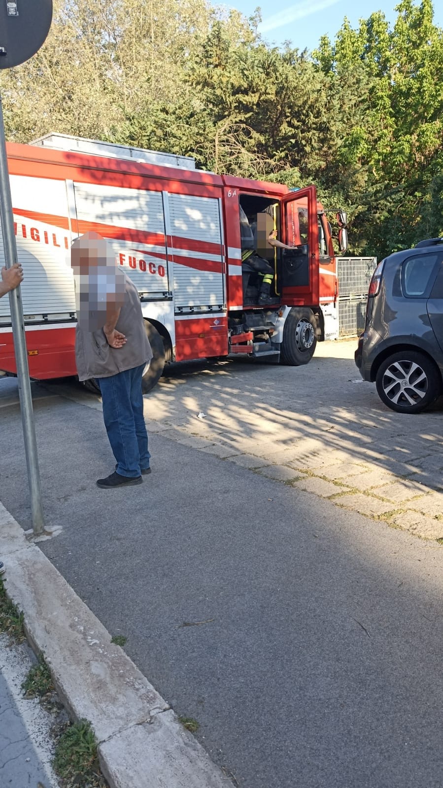 incendio parco delle Valli