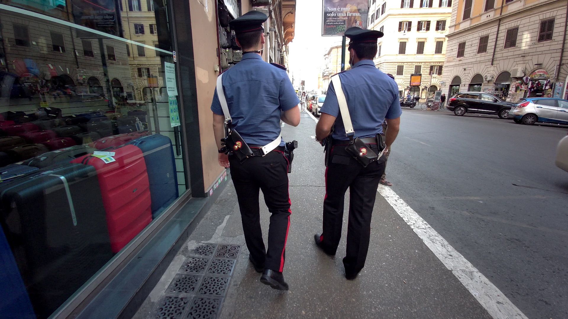 Boom di furti nella Capitale, intervento dei Carabinieri