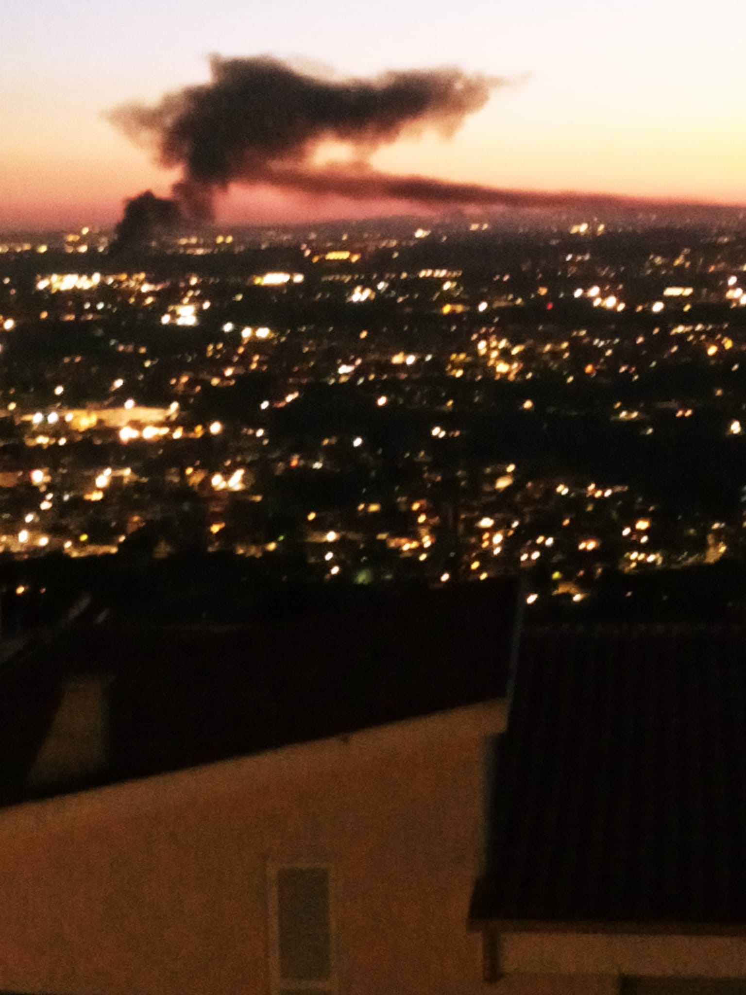 Incendio Guidonia